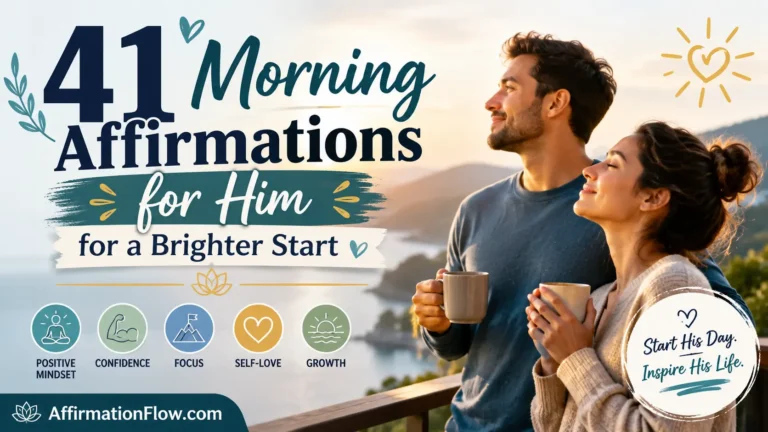 41 Morning Affirmations for Him for a Brighter Start