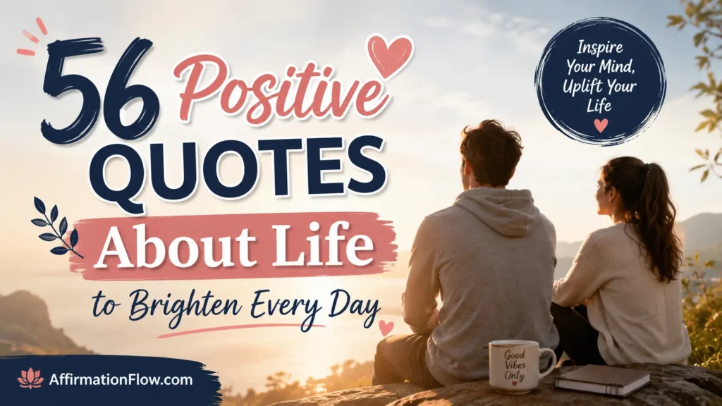 56 Positive Quotes About Life to Brighten Every Day