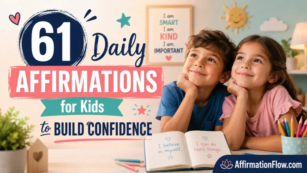 61 Daily Affirmations for Kids to Build Confidence