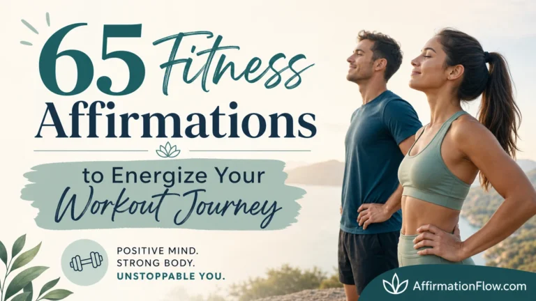 65 Fitness Affirmations to Energize Your Workout Journey