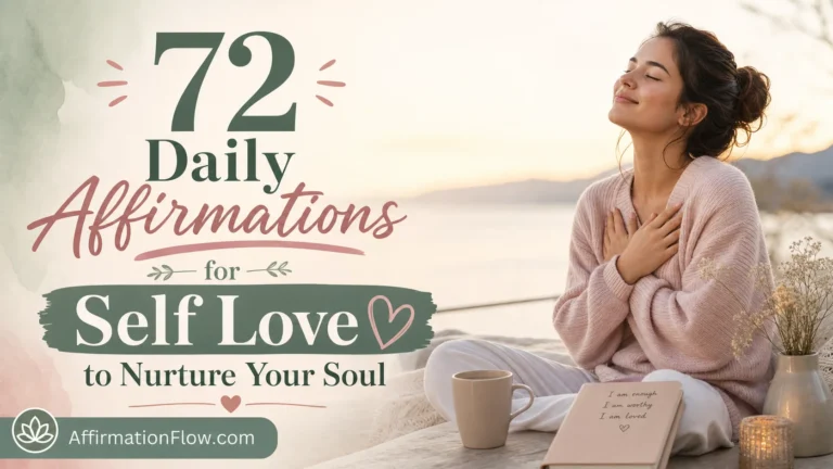 72 Daily Affirmations for Self Love to Nurture Your Soul