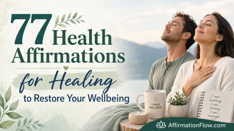 77 Health Affirmations for Healing to Restore Your Wellbeing
