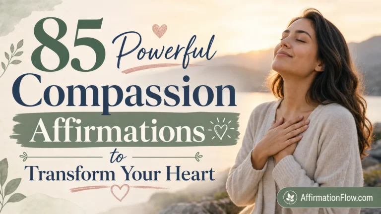 85 Powerful Compassion Affirmations to Transform Your Heart
