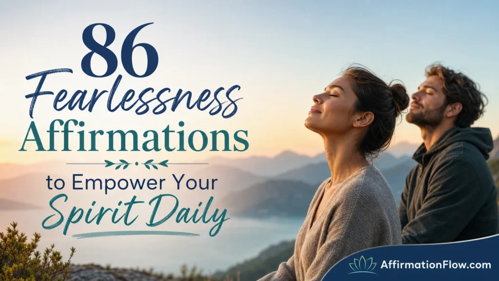 86 Fearlessness Affirmations to Empower Your Spirit Daily