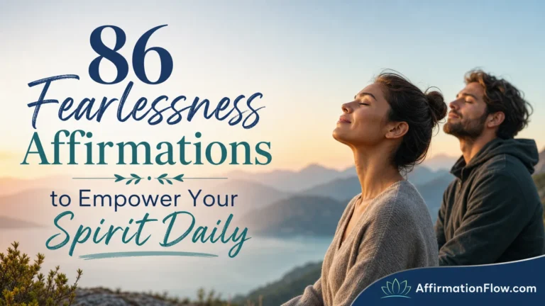 86 Fearlessness Affirmations to Empower Your Spirit Daily