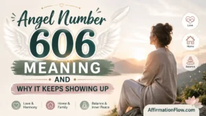 Angel Number 606 Meaning and Why It Keeps Showing Up