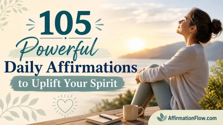 105 Powerful Daily Affirmations to Uplift Your Spirit
