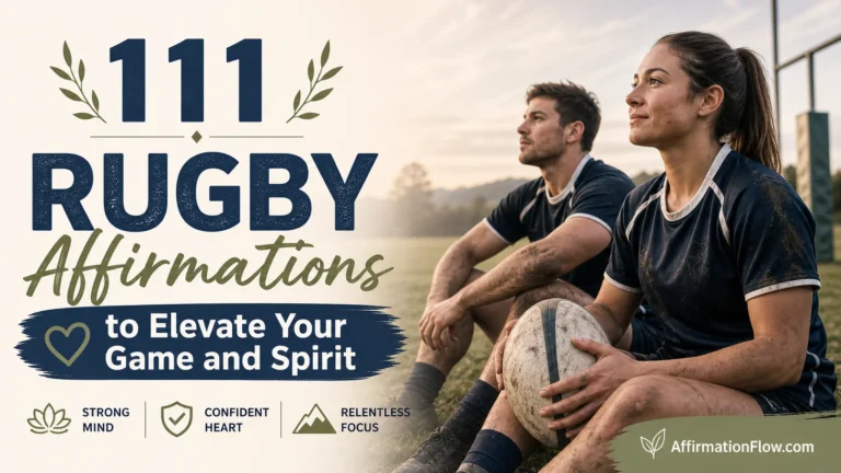 111 Rugby Affirmations to Elevate Your Game and Spirit