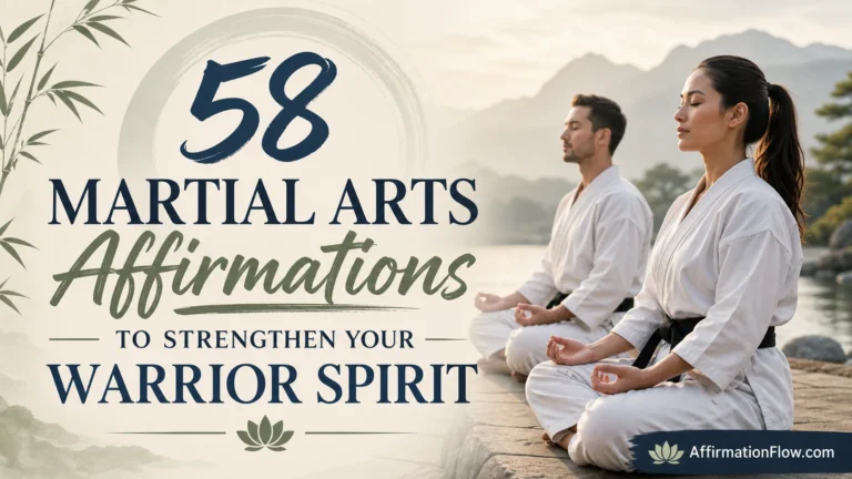 58 Martial Arts Affirmations to Strengthen Your Warrior Spirit
