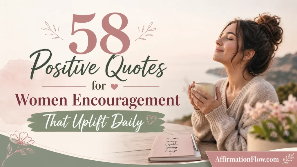58 Positive Quotes for Women Encouragement That Uplift Daily