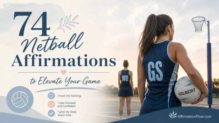 74 Netball Affirmations to Elevate Your Game