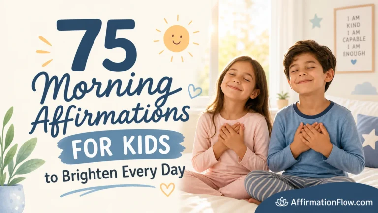75 Morning Affirmations for Kids to Brighten Every Day