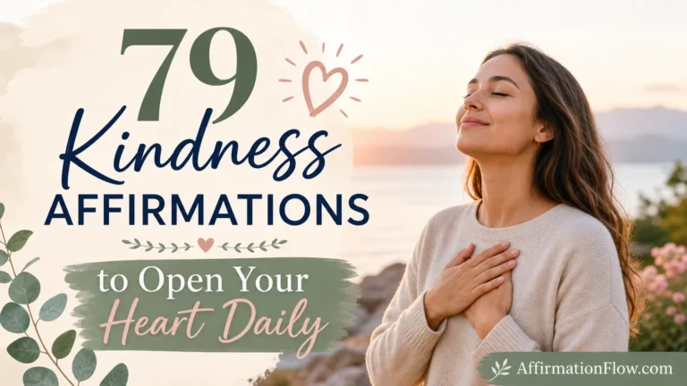 79 Kindness Affirmations to Open Your Heart Daily