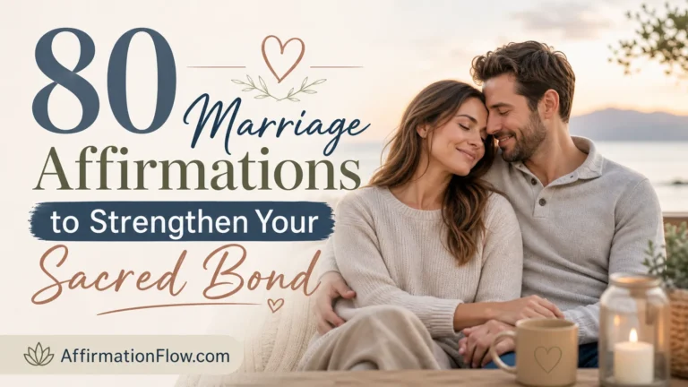 80 Marriage Affirmations to Strengthen Your Sacred Bond