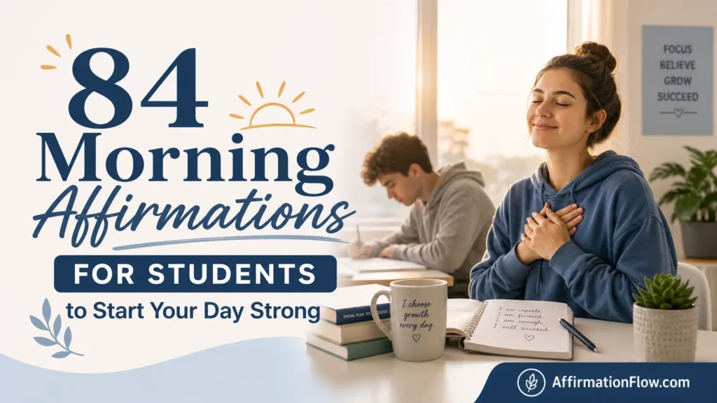 84 Morning Affirmations for Students to Start Your Day Strong
