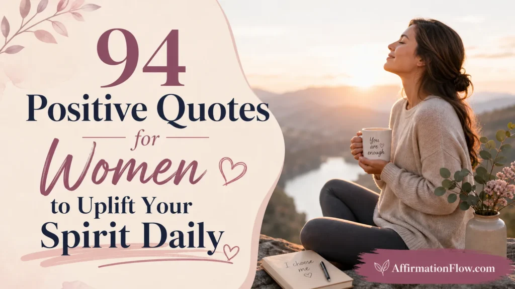 94 Positive Quotes for Women to Uplift Your Spirit Daily