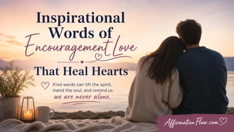 Inspirational Words of Encouragement Love That Heal Hearts