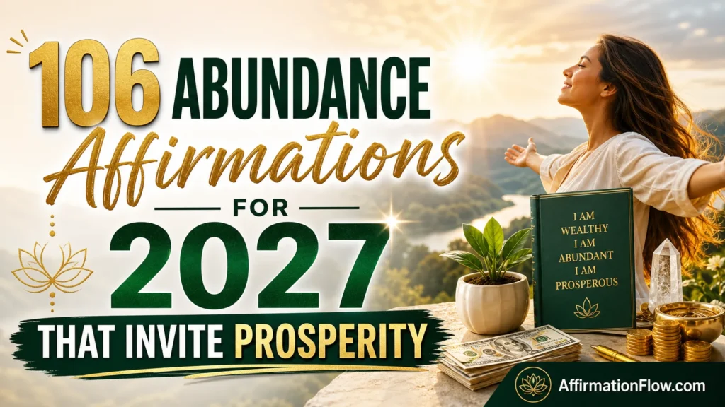 106 Abundance Affirmations for 2027 That Invite Prosperity