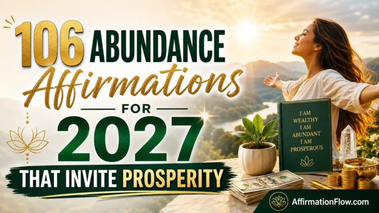 106 Abundance Affirmations for 2027 That Invite Prosperity