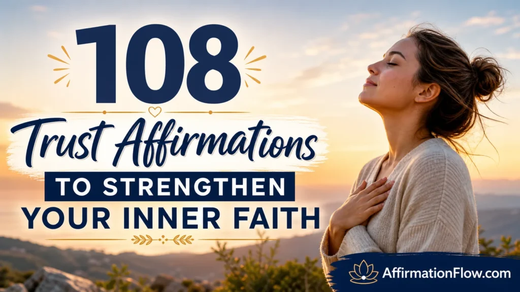 108 Trust Affirmations to Strengthen Your Inner Faith
