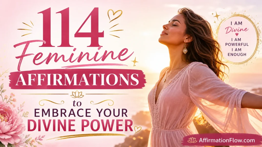 114 Feminine Affirmations to Embrace Your Divine Power