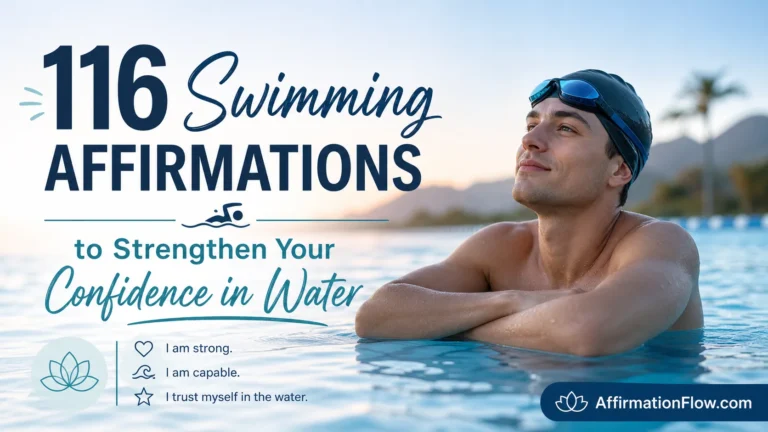 116 Swimming Affirmations to Strengthen Your Confidence in Water