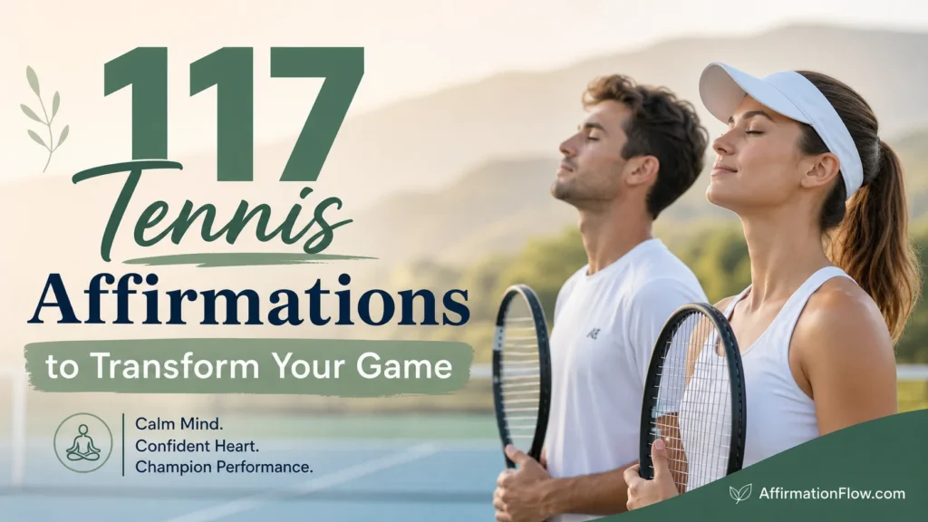 117 Tennis Affirmations to Transform Your Game