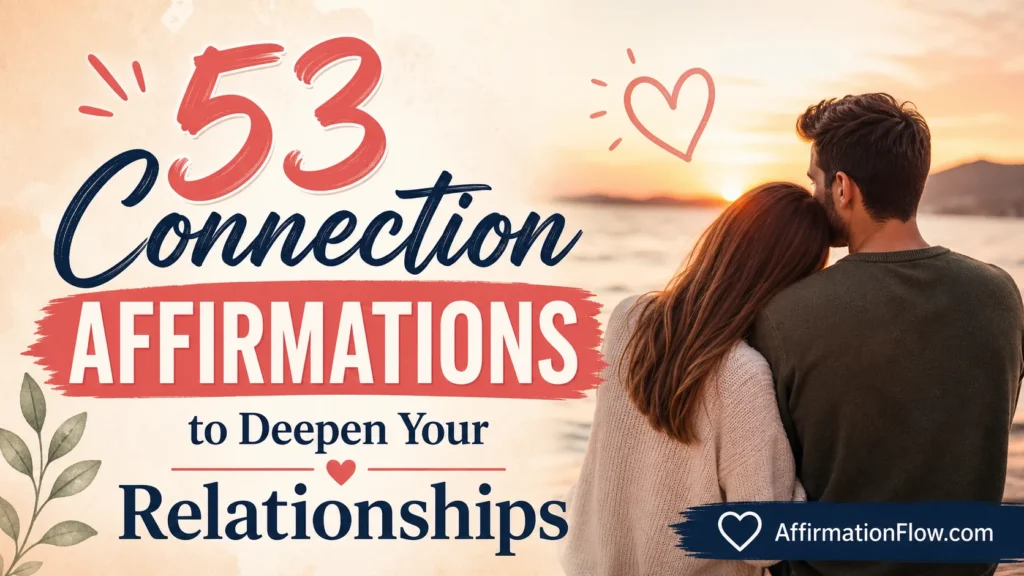 53 Connection Affirmations to Deepen Your Relationships