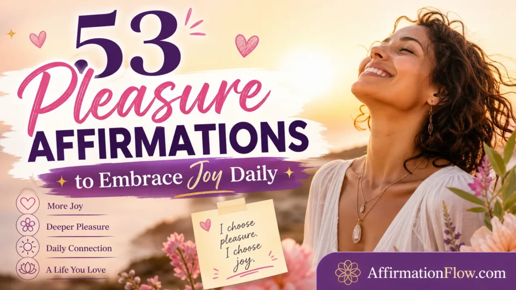 53 Pleasure Affirmations to Embrace Joy Daily