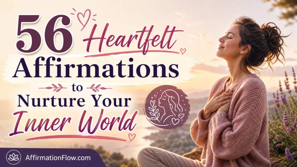 56 Heartfelt Affirmations to Nurture Your Inner World