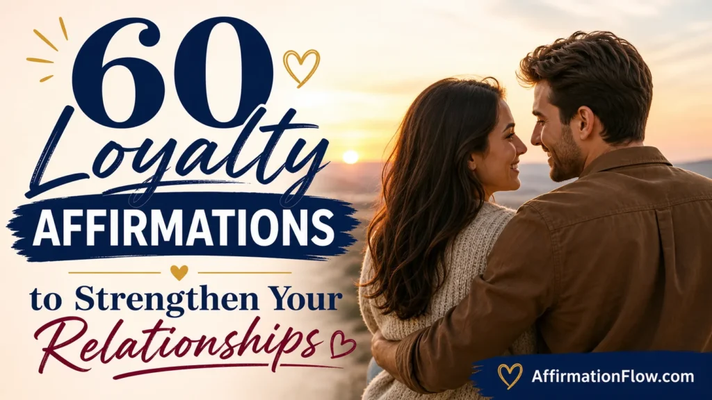60 Loyalty Affirmations to Strengthen Your Relationships