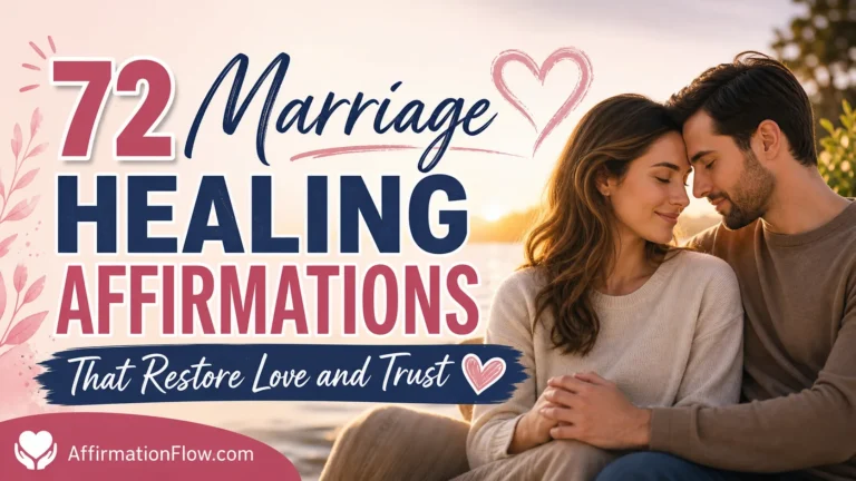 72 Marriage Healing Affirmations That Restore Love and Trust