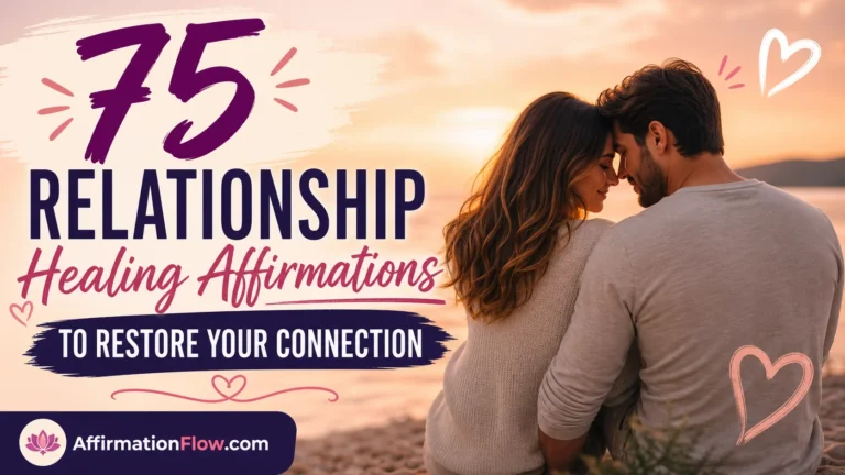 75 Relationship Healing Affirmations to Restore Your Connection