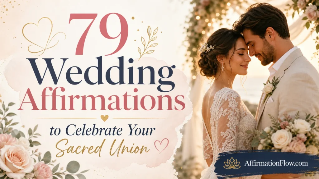 79 Wedding Affirmations to Celebrate Your Sacred Union