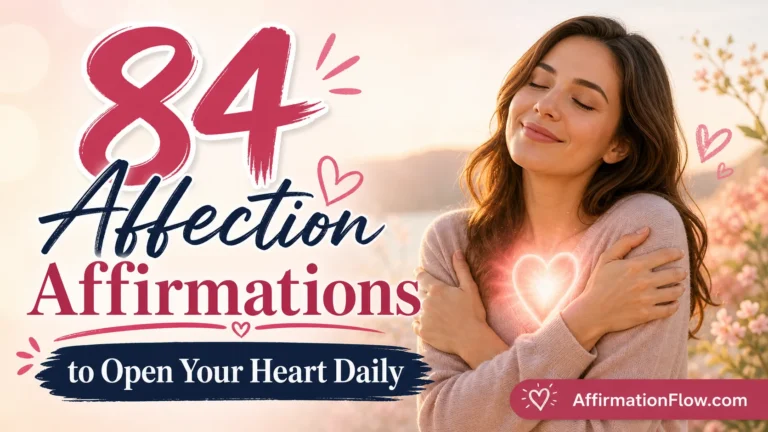 84 Affection Affirmations to Open Your Heart Daily