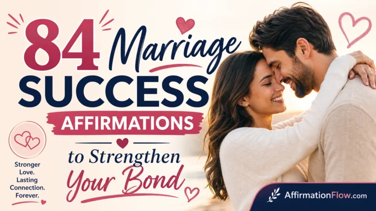 84 Marriage Success Affirmations to Strengthen Your Bond