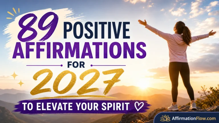 89 Positive Affirmations for 2027 to Elevate Your Spirit
