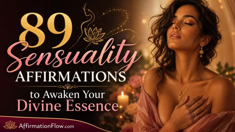 89 Sensuality Affirmations to Awaken Your Divine Essence