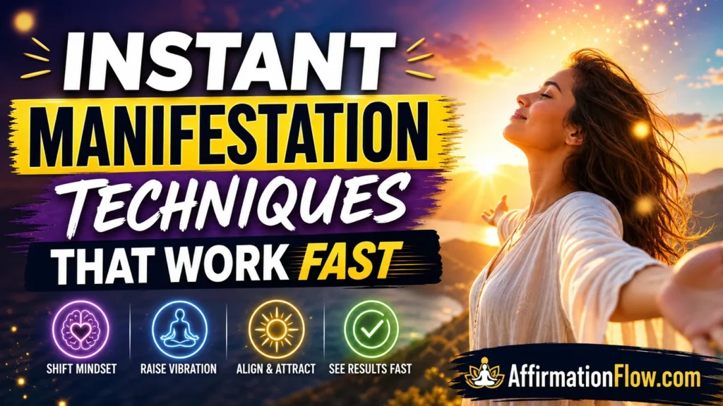 Instant Manifestation Techniques That Work Fast