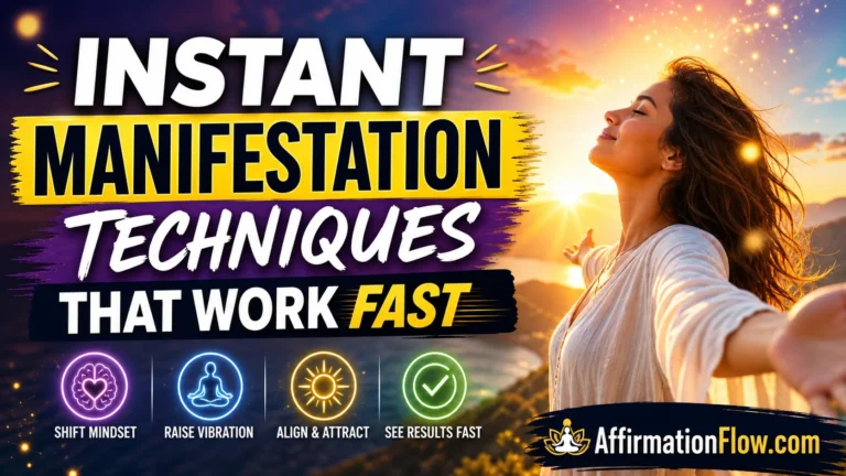Instant Manifestation Techniques That Work Fast