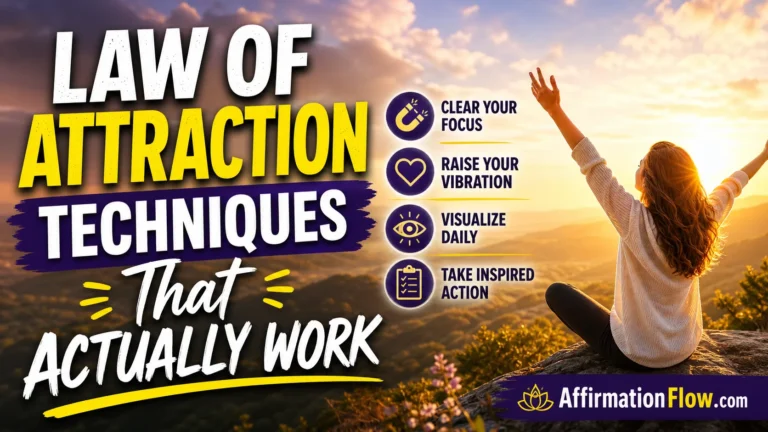 Law of Attraction Techniques That Actually Work
