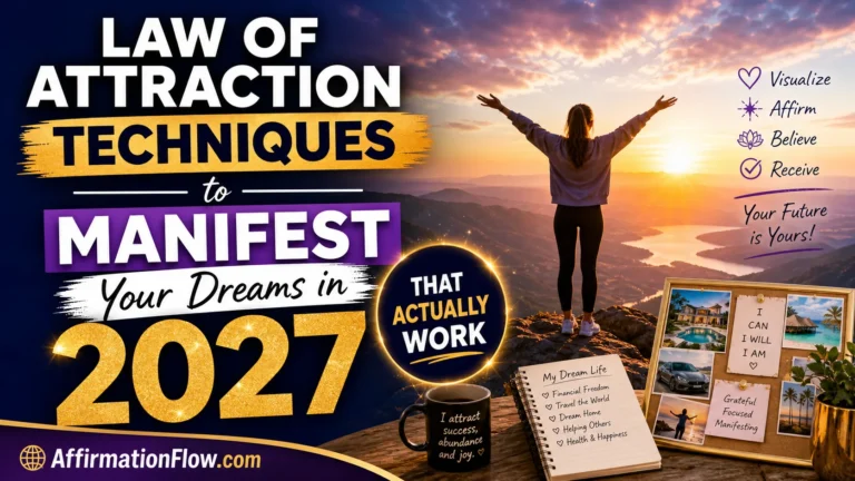 Law of Attraction Techniques to Manifest Your Dreams in 2027 That Actually Work
