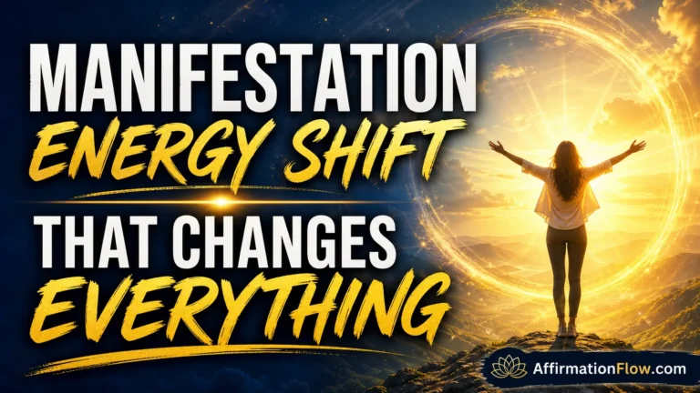 Manifestation Energy Shift That Changes Everything