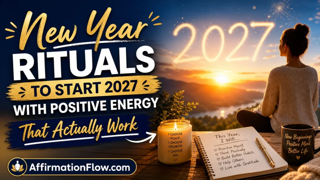 New Year Rituals to Start 2027 with Positive Energy That Actually Work