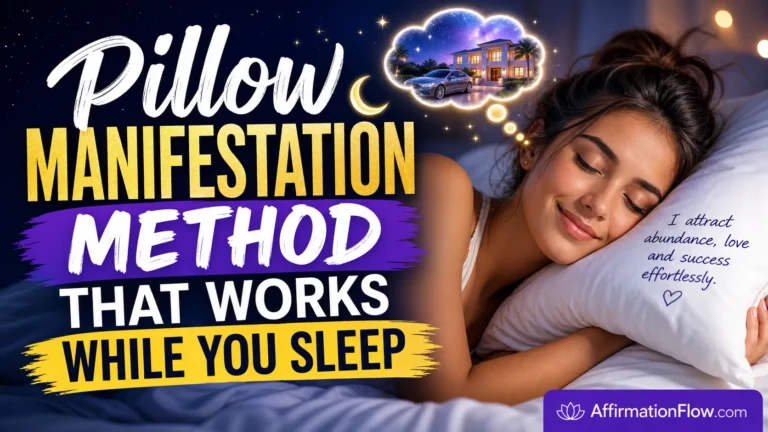 Pillow Manifestation Method That Works While You Sleep