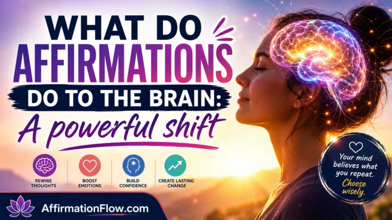 What do affirmations do to the brain: A powerful shift