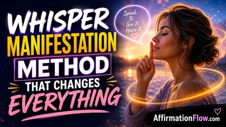 Whisper Manifestation Method That Changes Everything